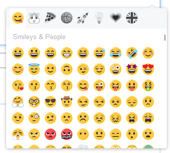 Full emoji support