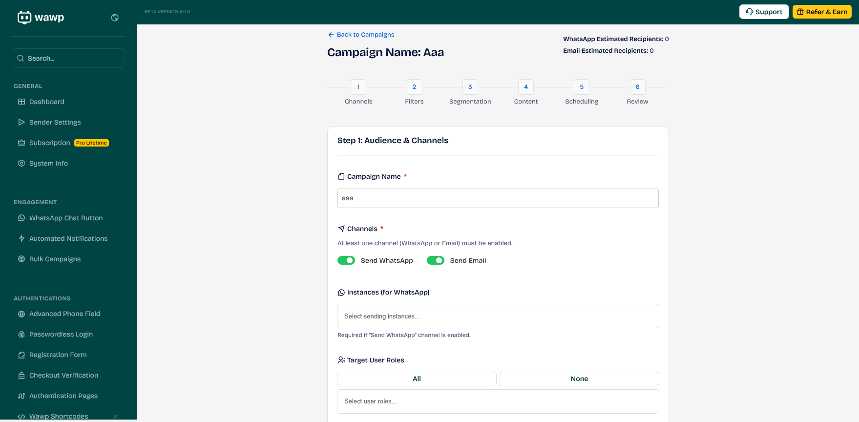 WhatsApp Campaigns for WooCommerce